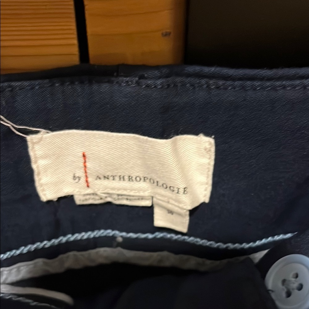 Anthropologie Navy Women's Bermuda Shorts - Picture 3 of 9
